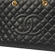 Picture of Chanel Tote Grand Shopping Tote in Black, Caviar Leather