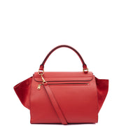 Picture of Celine Top Handle Trapeze - Medium in Red, Box Calfskin