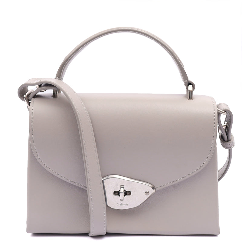 Picture of Mulberry Top Handle Lana in Powder Grey, Calfskin Leather