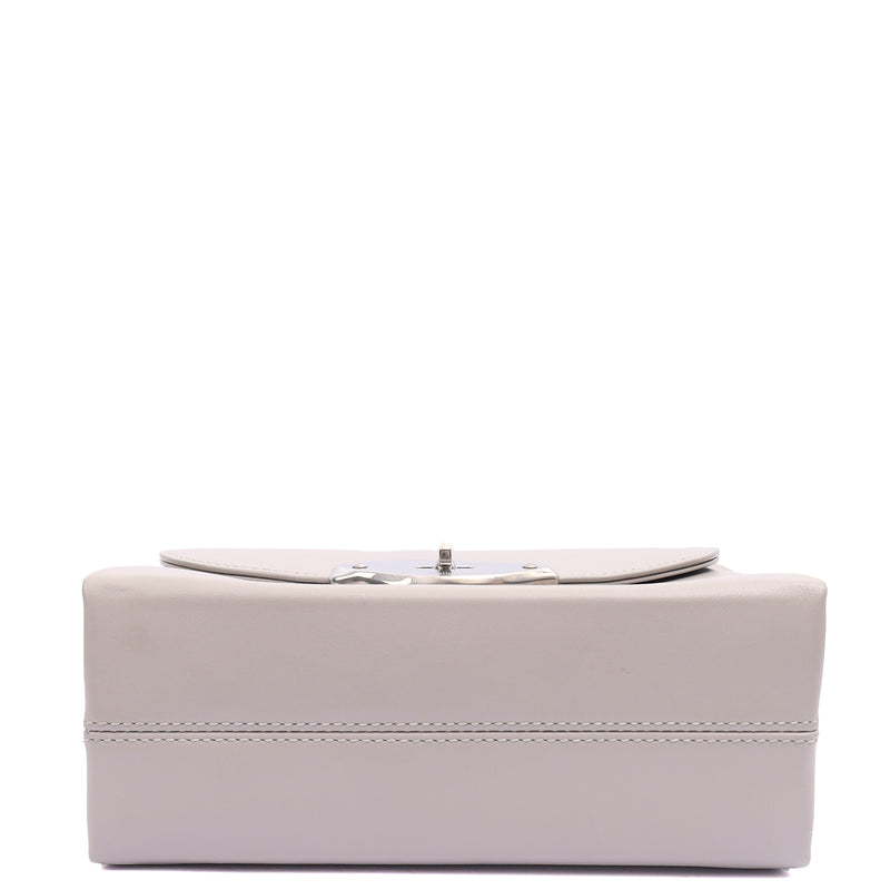 Picture of Mulberry Top Handle Lana in Powder Grey, Calfskin Leather
