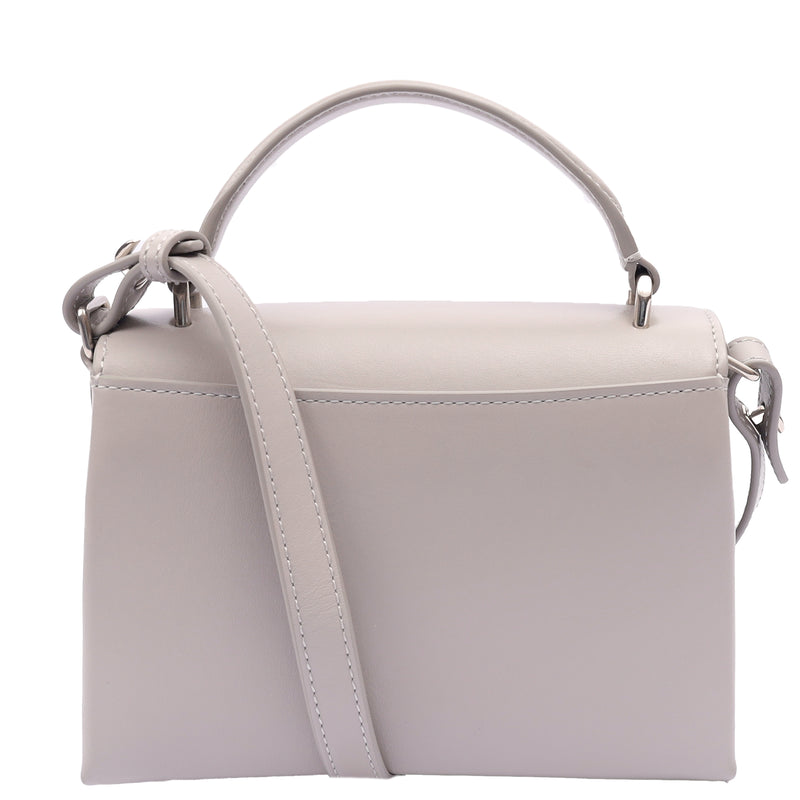 Picture of Mulberry Top Handle Lana in Powder Grey, Calfskin Leather