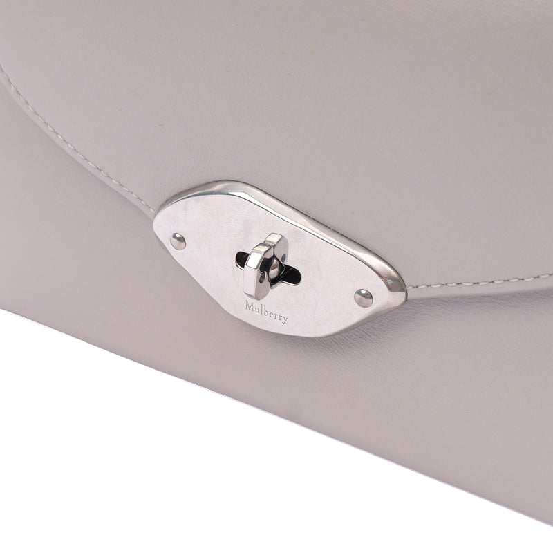 Picture of Mulberry Top Handle Lana in Powder Grey, Calfskin Leather