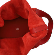 Picture of Hermes Tote Picotin 31 in Rouge Vif, Togo Leather