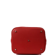Picture of Hermes Tote Picotin 31 in Rouge Vif, Togo Leather