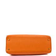 Picture of Hermes Tote Kelly 35 in Classic Orange, Togo Leather