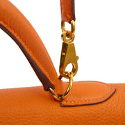 Picture of Hermes Tote Kelly 35 in Classic Orange, Togo Leather