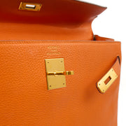Picture of Hermes Tote Kelly 35 in Classic Orange, Togo Leather