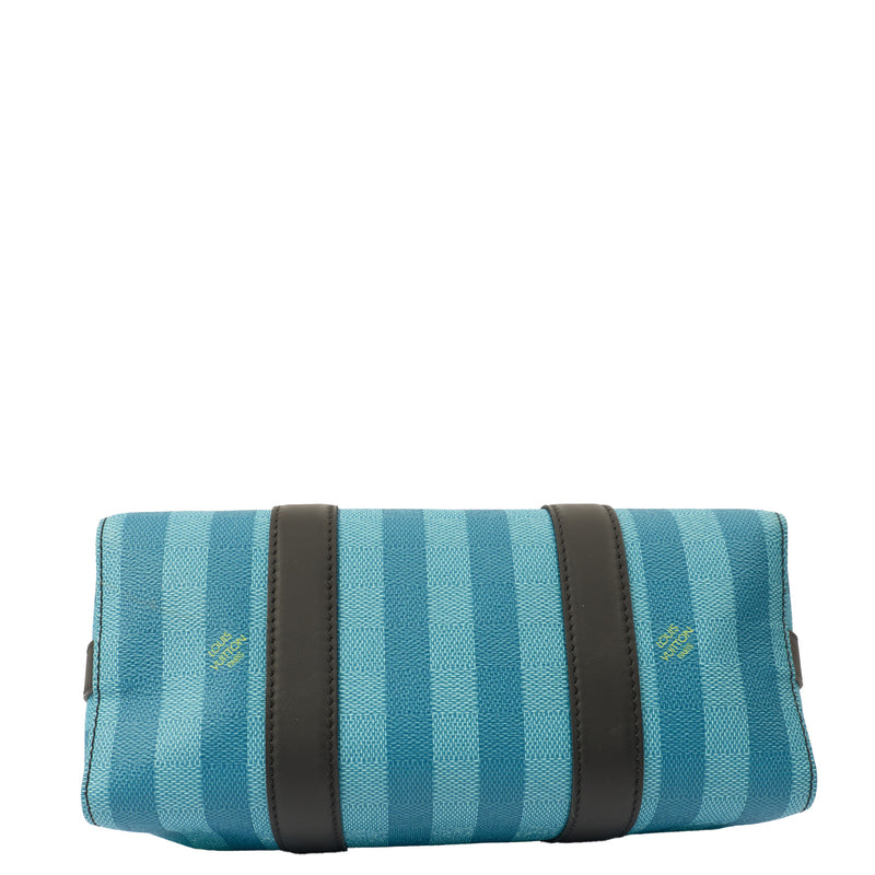 Picture of Louis Vuitton Cross Body City Keepall in Blue, Leather