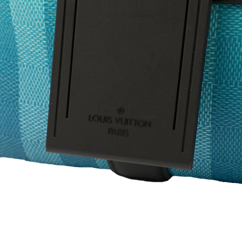 Picture of Louis Vuitton Cross Body City Keepall in Blue, Leather