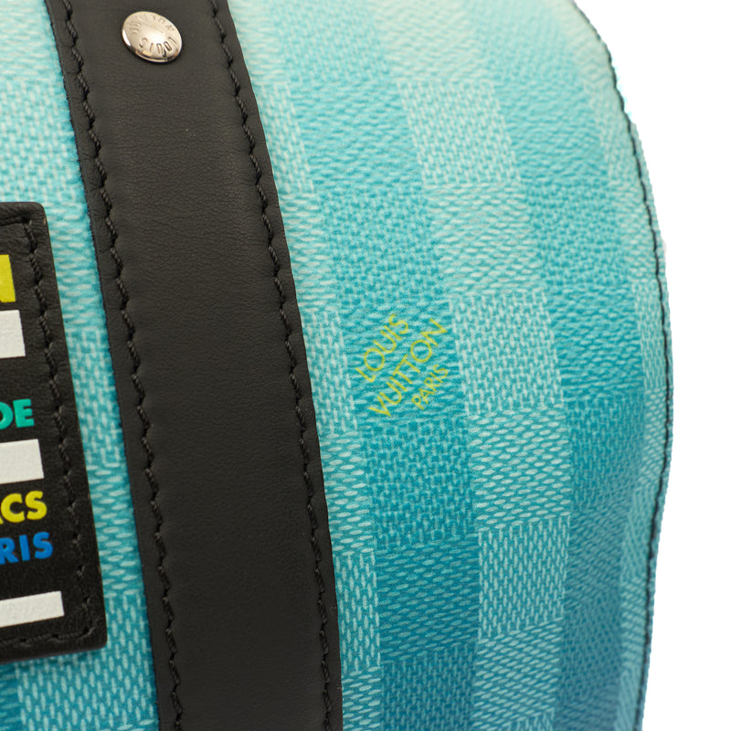 Picture of Louis Vuitton Cross Body City Keepall in Blue, Leather