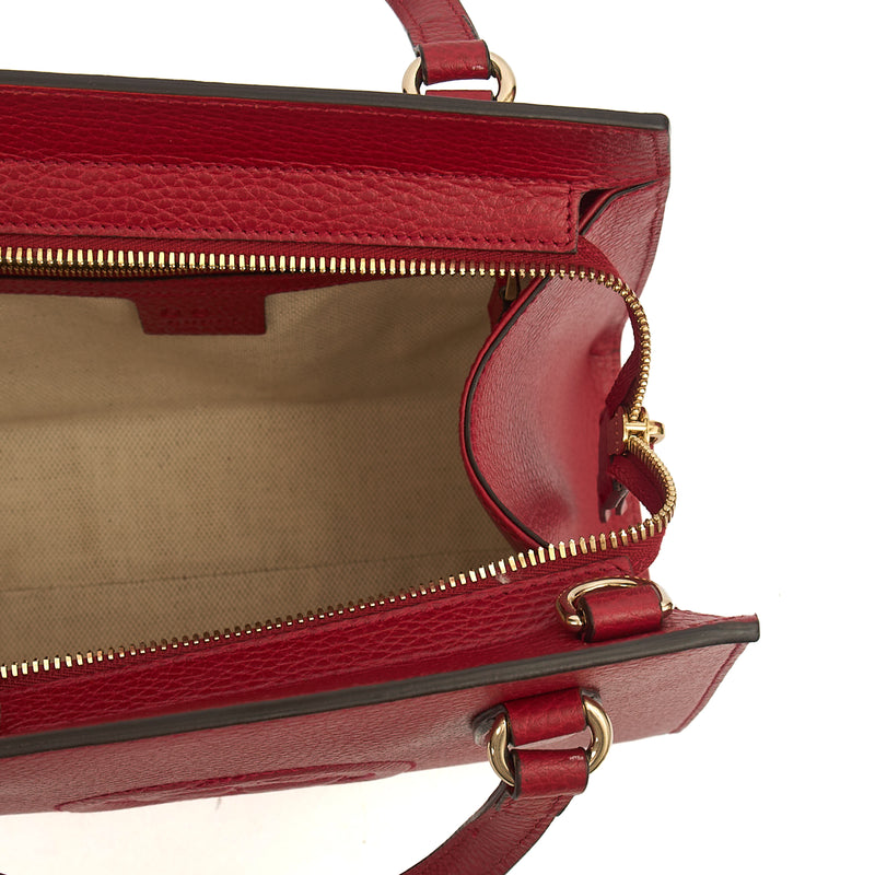 Picture of Gucci Tote Soho Top Handle in Red, Leather