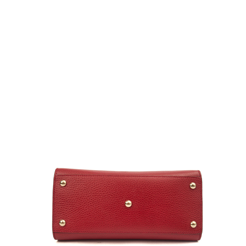 Picture of Gucci Tote Soho Top Handle in Red, Leather