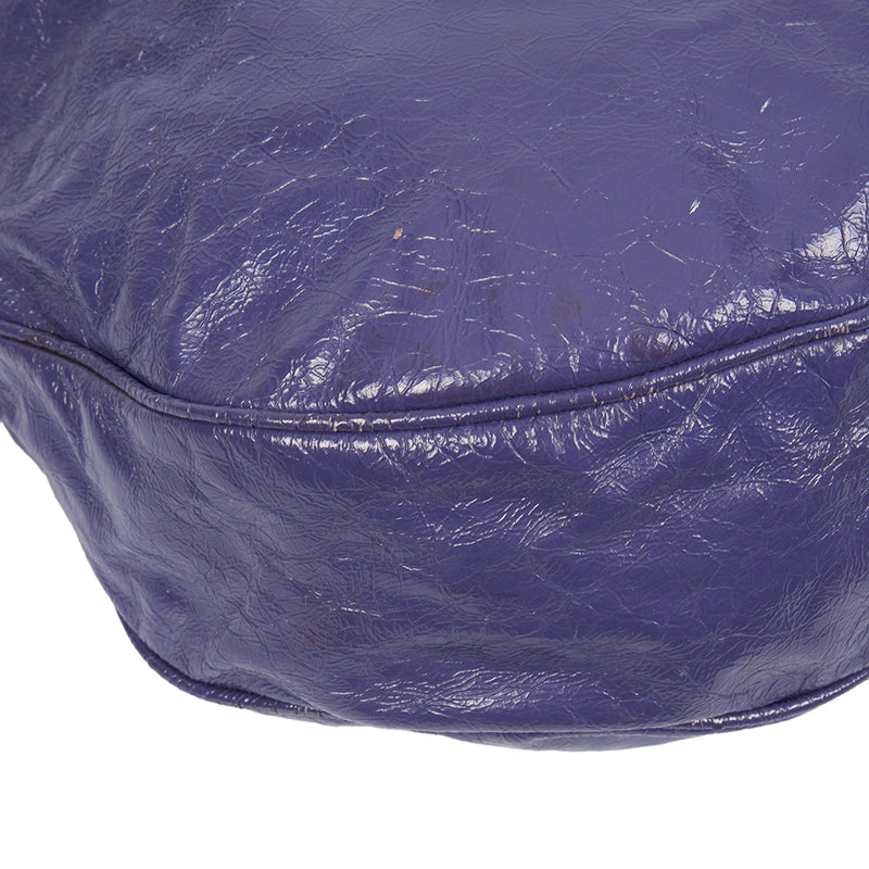 Picture of Mulberry Shoulder Bag Mitzy Hobo in Purple, Calfskin Leather