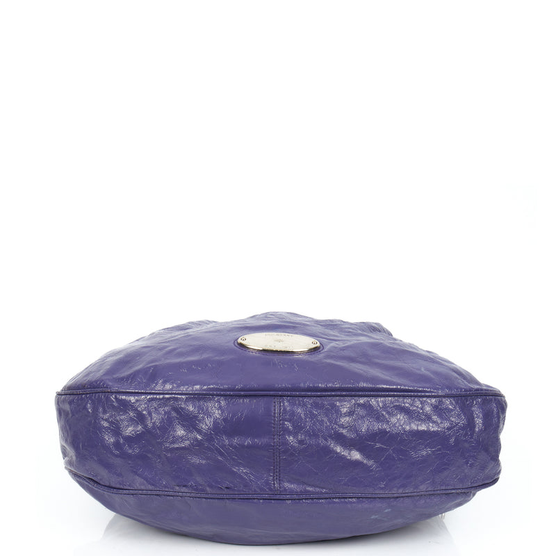 Picture of Mulberry Shoulder Bag Mitzy Hobo in Purple, Calfskin Leather