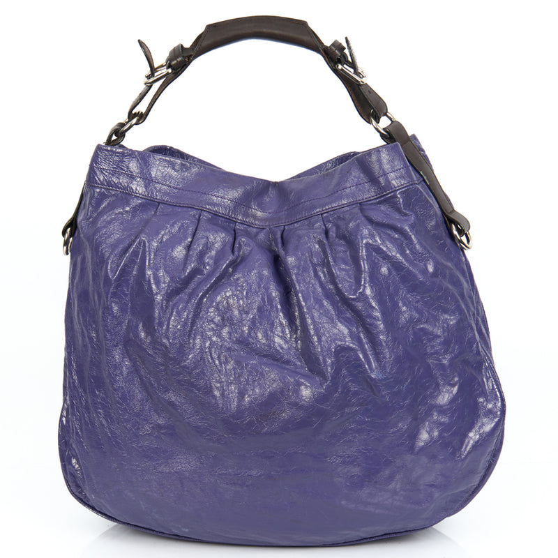 Picture of Mulberry Shoulder Bag Mitzy Hobo in Purple, Calfskin Leather