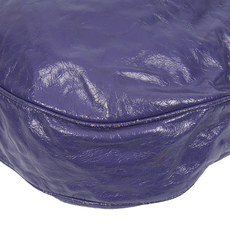 Picture of Mulberry Shoulder Bag Mitzy Hobo in Purple, Calfskin Leather