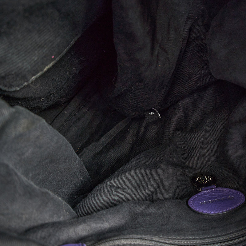 Picture of Mulberry Shoulder Bag Mitzy Hobo in Purple, Calfskin Leather