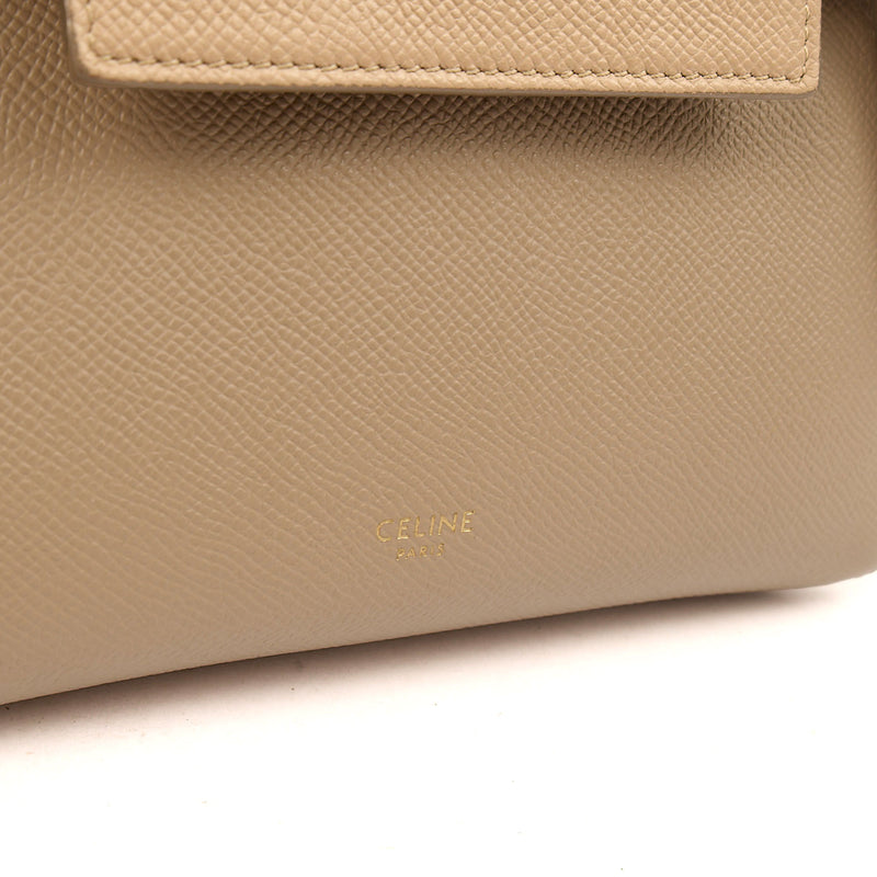 Picture of Celine Top Handle Belt Bag - Nano in Cream, Box Calfskin