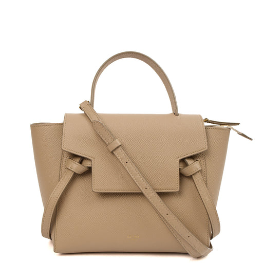 Picture of Celine Top Handle Belt Bag - Nano in Cream, Box Calfskin