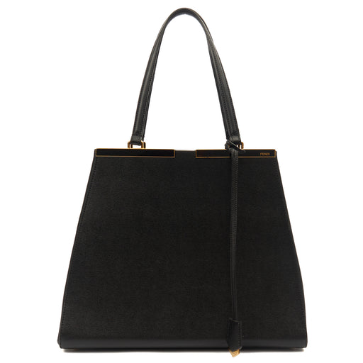 Picture of Fendi Shoulder Bag 2Jour - Medium  in Black, Leather