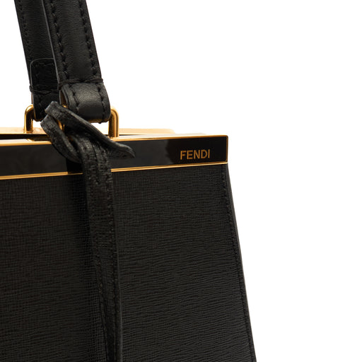 Picture of Fendi Shoulder Bag 2Jour - Medium  in Black, Leather