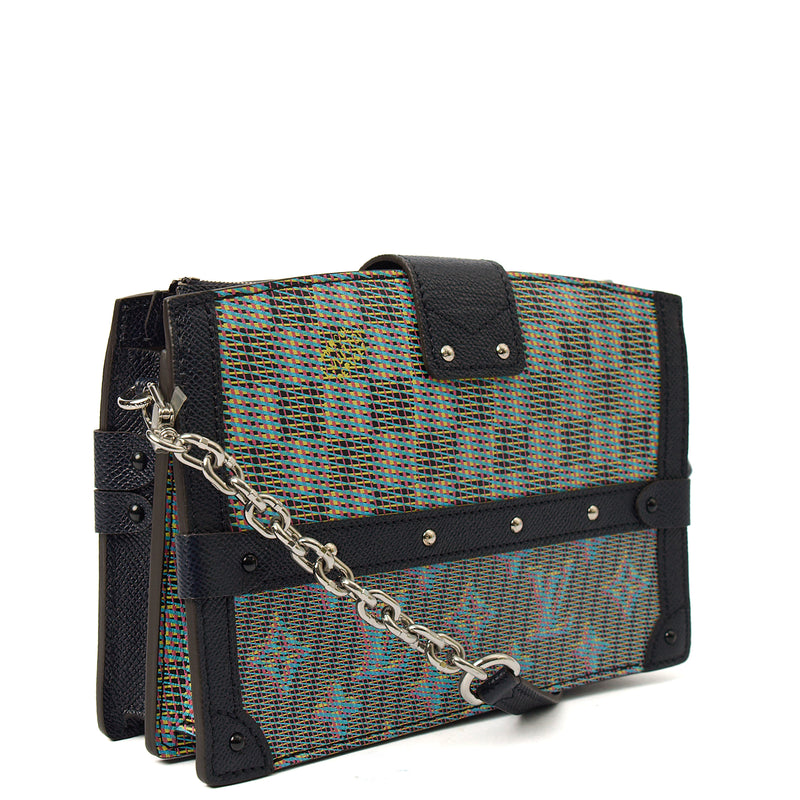 Picture of Louis Vuitton Cross Body Petit Malle in Multi, Leather