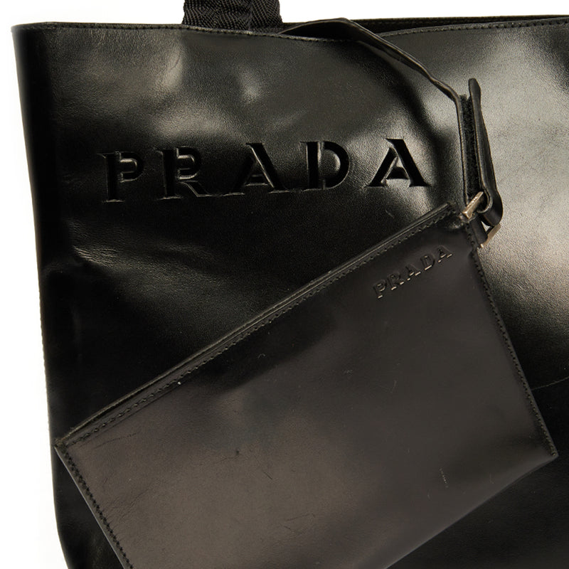 Picture of Prada Tote Tote in Black, Leather