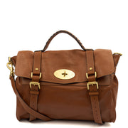 Picture of Mulberry Satchel Alexa in Oak, Leather