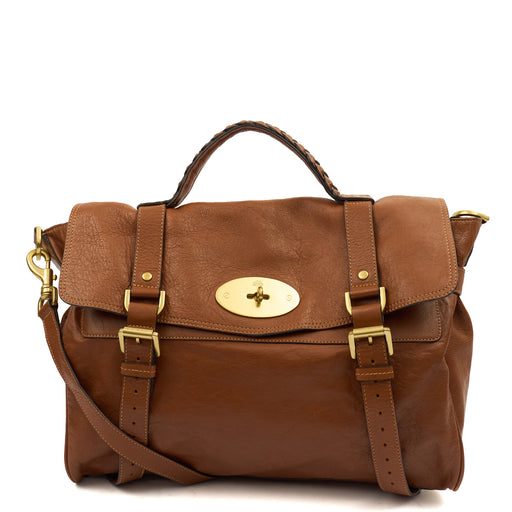 Picture of Mulberry Satchel Alexa in Oak, Leather