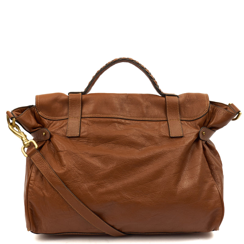 Picture of Mulberry Satchel Alexa in Oak, Leather