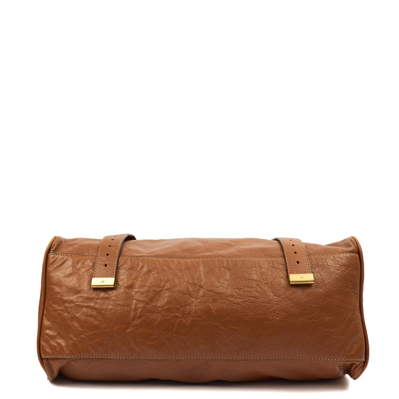 Picture of Mulberry Satchel Alexa in Oak, Leather