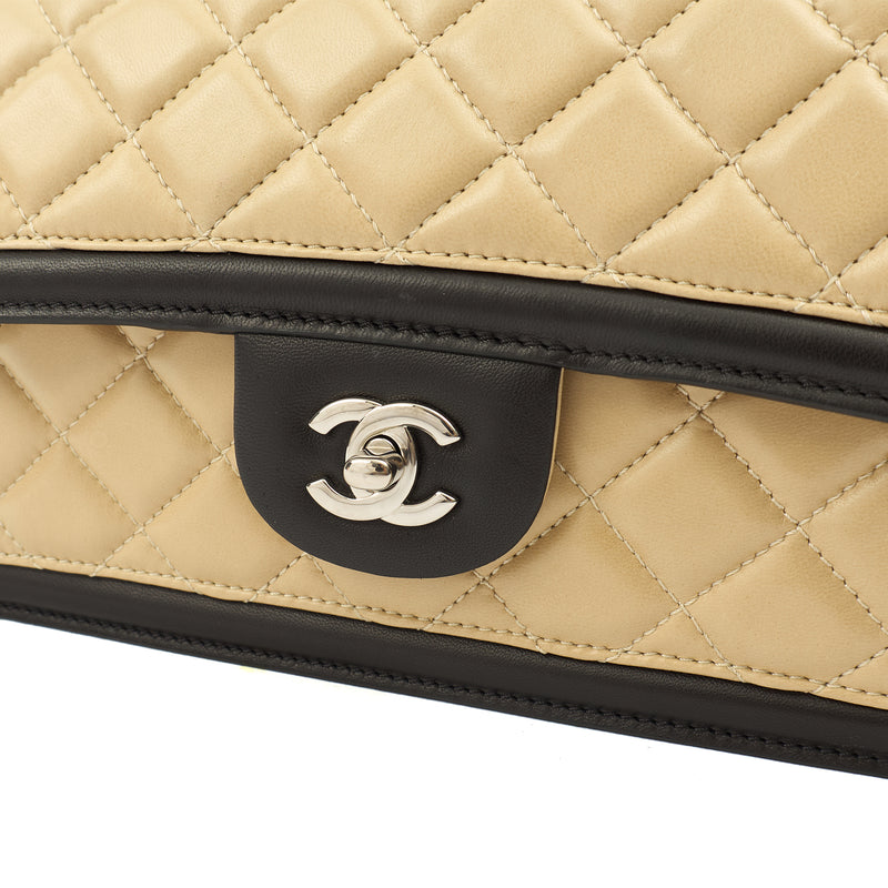 Picture of Chanel Shoulder Bag Classic Flap - Vertical Quilt in Neutral, Lambskin Leather