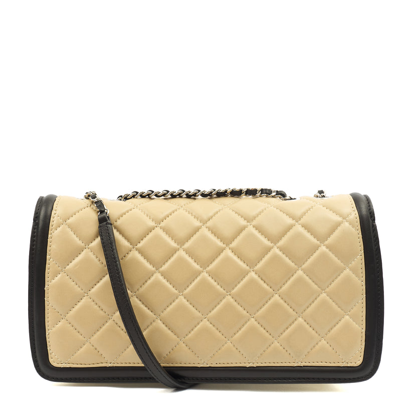 Picture of Chanel Shoulder Bag Classic Flap - Vertical Quilt in Neutral, Lambskin Leather