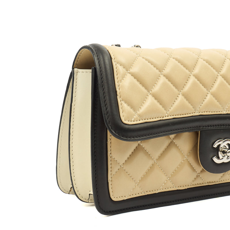 Picture of Chanel Shoulder Bag Classic Flap - Vertical Quilt in Neutral, Lambskin Leather