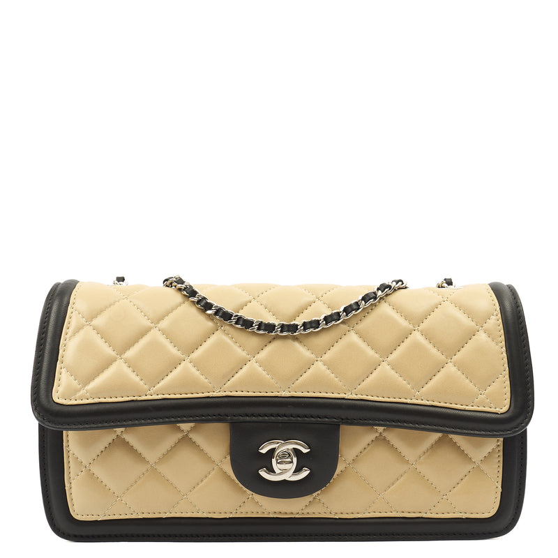 Picture of Chanel Shoulder Bag Classic Flap - Vertical Quilt in Neutral, Lambskin Leather