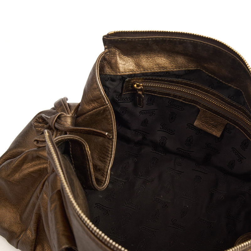 Picture of Gucci Tote Hysteria Hobo - Medium in Bronze, Leather
