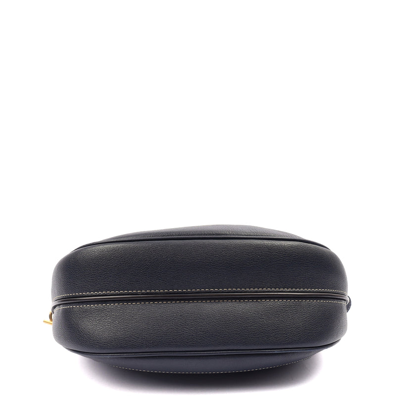 Picture of Mulberry Cross Body Brockwell in Navy, Calfskin Leather