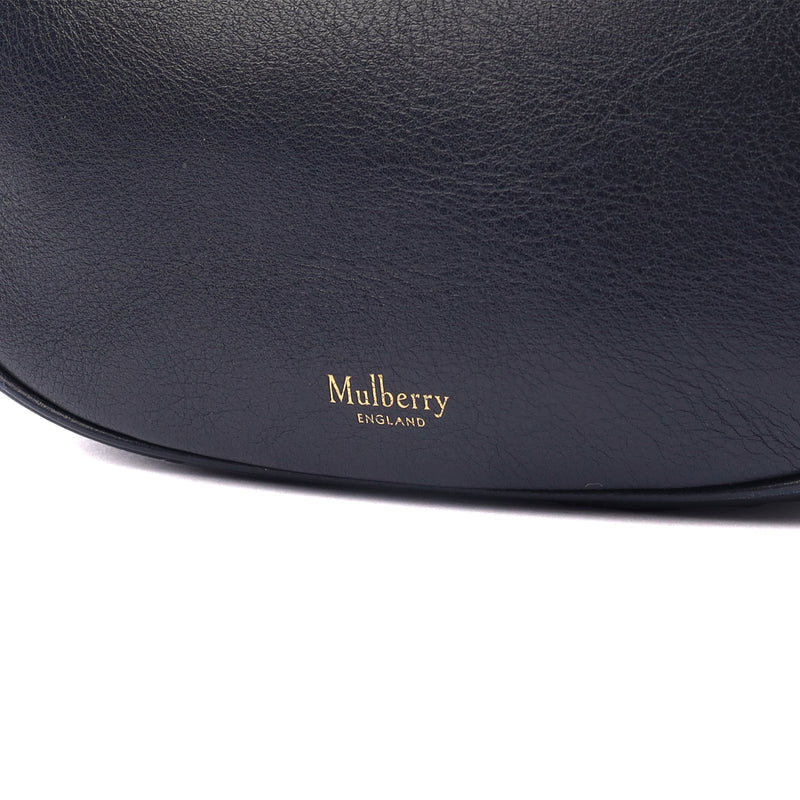Picture of Mulberry Cross Body Brockwell in Navy, Calfskin Leather