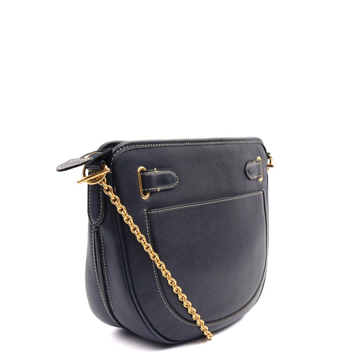 Picture of Mulberry Cross Body Brockwell in Navy, Calfskin Leather