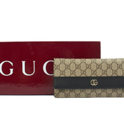 Picture of Gucci Purse Wallet in GG Supreme, Leather