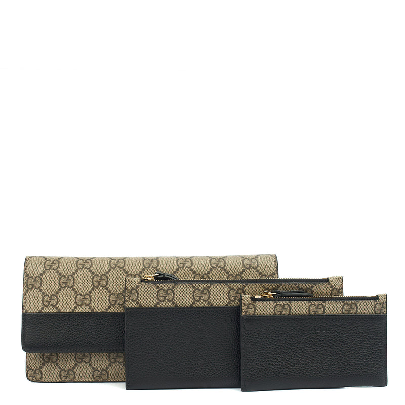 Picture of Gucci Purse Wallet in GG Supreme, Leather