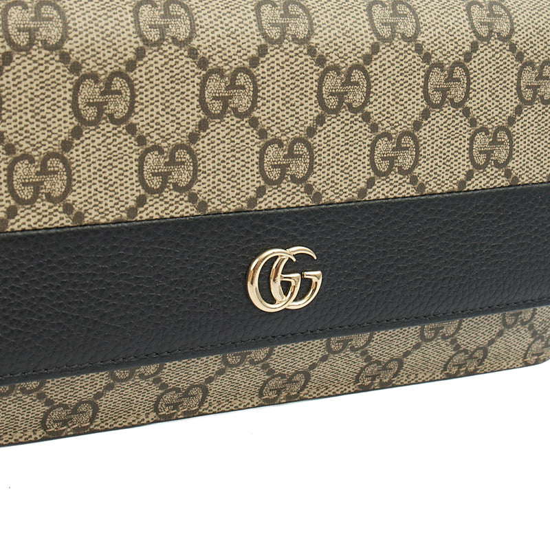 Picture of Gucci Purse Wallet in GG Supreme, Leather
