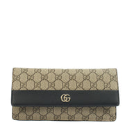 Picture of Gucci Purse Wallet in GG Supreme, Leather