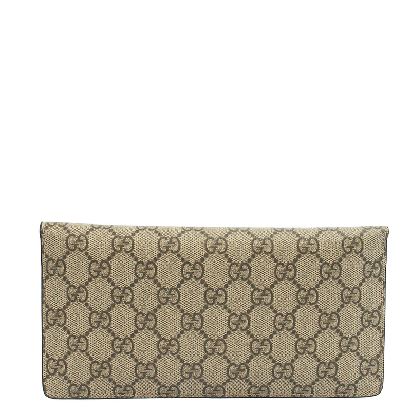 Picture of Gucci Purse Wallet in GG Supreme, Leather