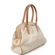 Picture of Christian Dior Shoulder Bag My Dior Frame Bag in Neutral, Fabric
