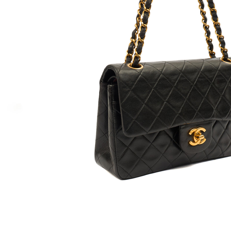 Picture of Chanel Cross Body Classic Double Flap - Small in Black, Lambskin Leather