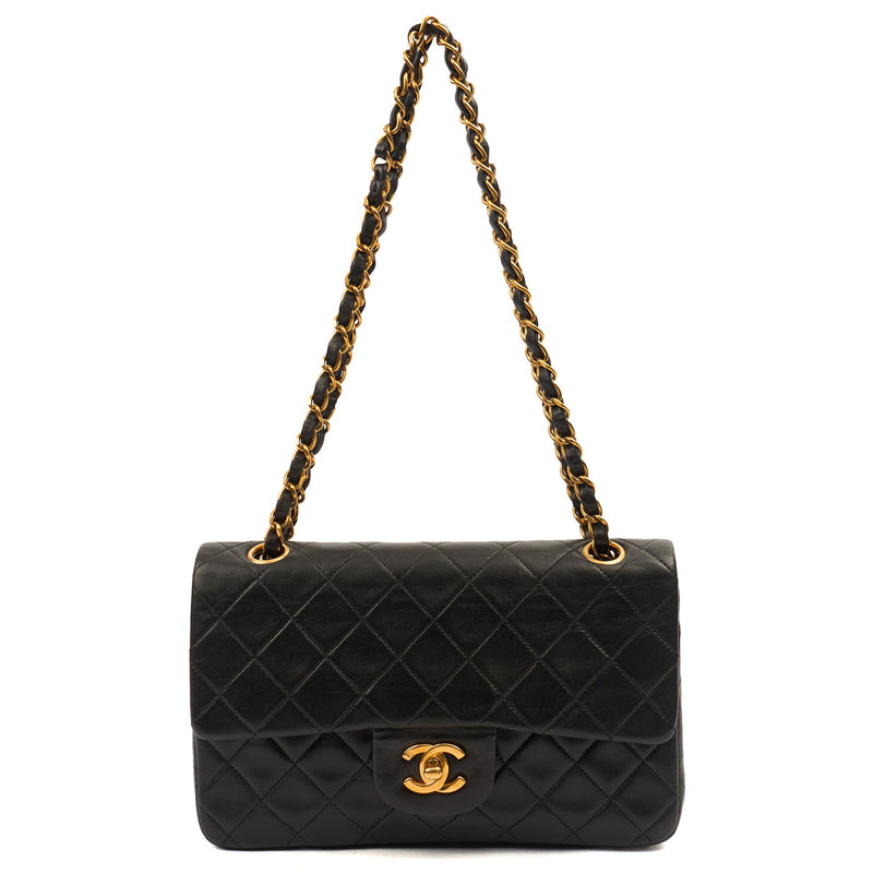 Picture of Chanel Cross Body Classic Double Flap - Small in Black, Lambskin Leather