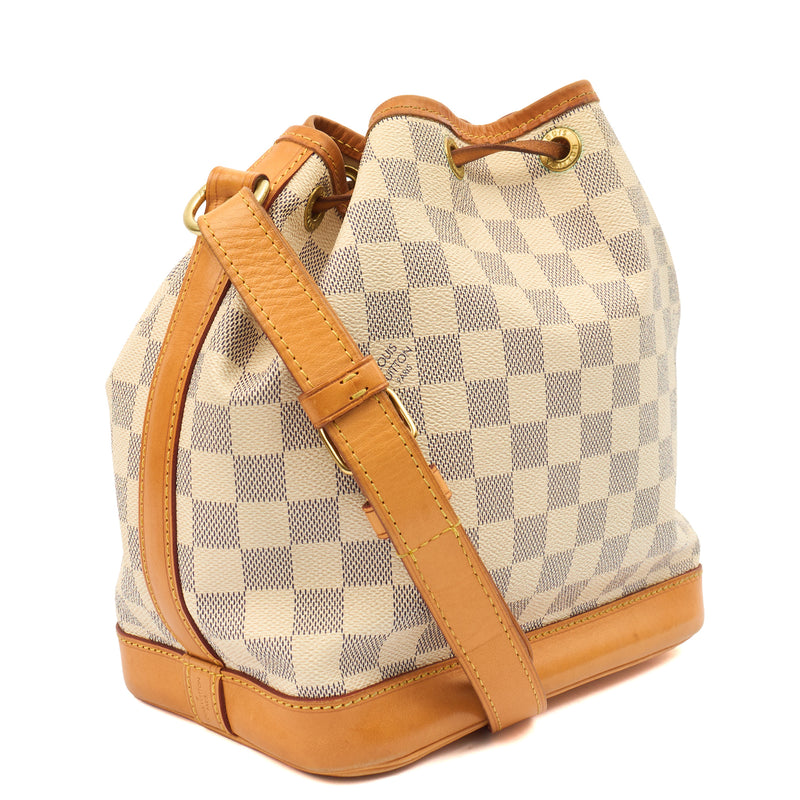 Picture of Louis Vuitton Bucket Bag Noe in Damier Azur, Canvas
