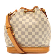 Picture of Louis Vuitton Bucket Bag Noe in Damier Azur, Canvas
