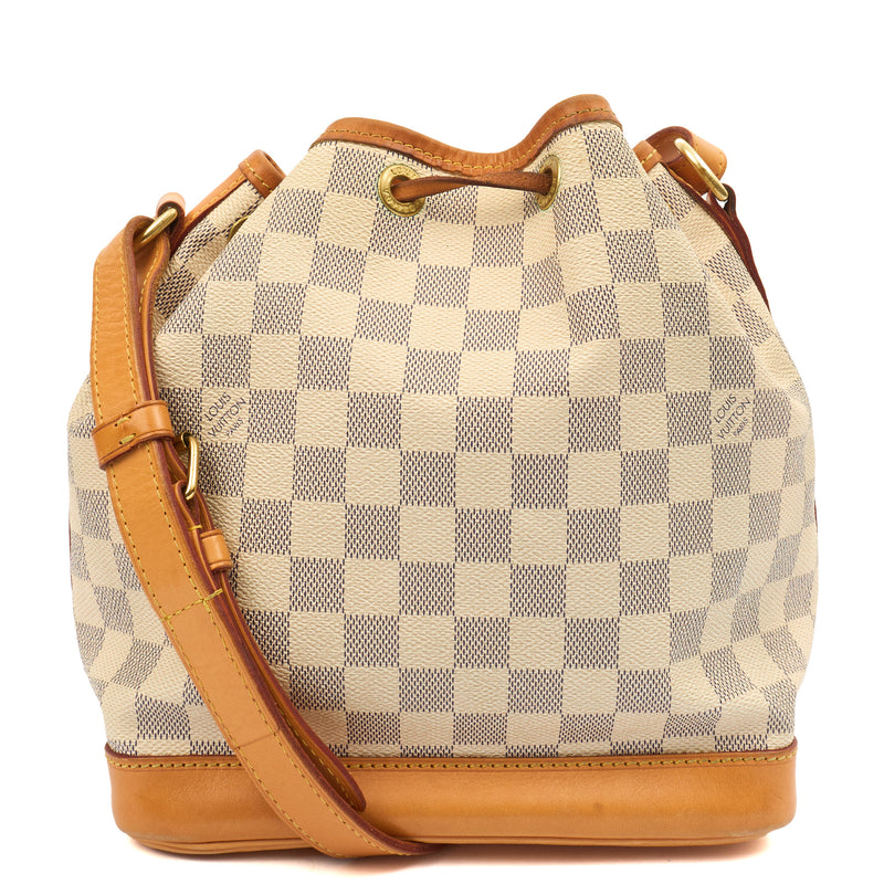 Picture of Louis Vuitton Bucket Bag Noe in Damier Azur, Canvas